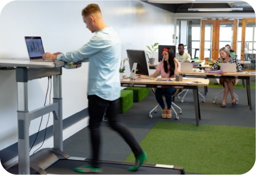 Le bureau tapis roulant