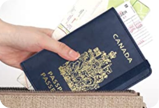 Porte-feuille pour passeport et cartes